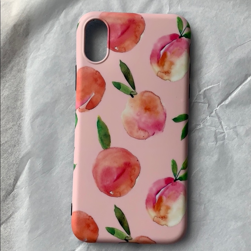 NEW iPhone X / XS / XS MAX Spring Peach Case - Picture 2 of 8